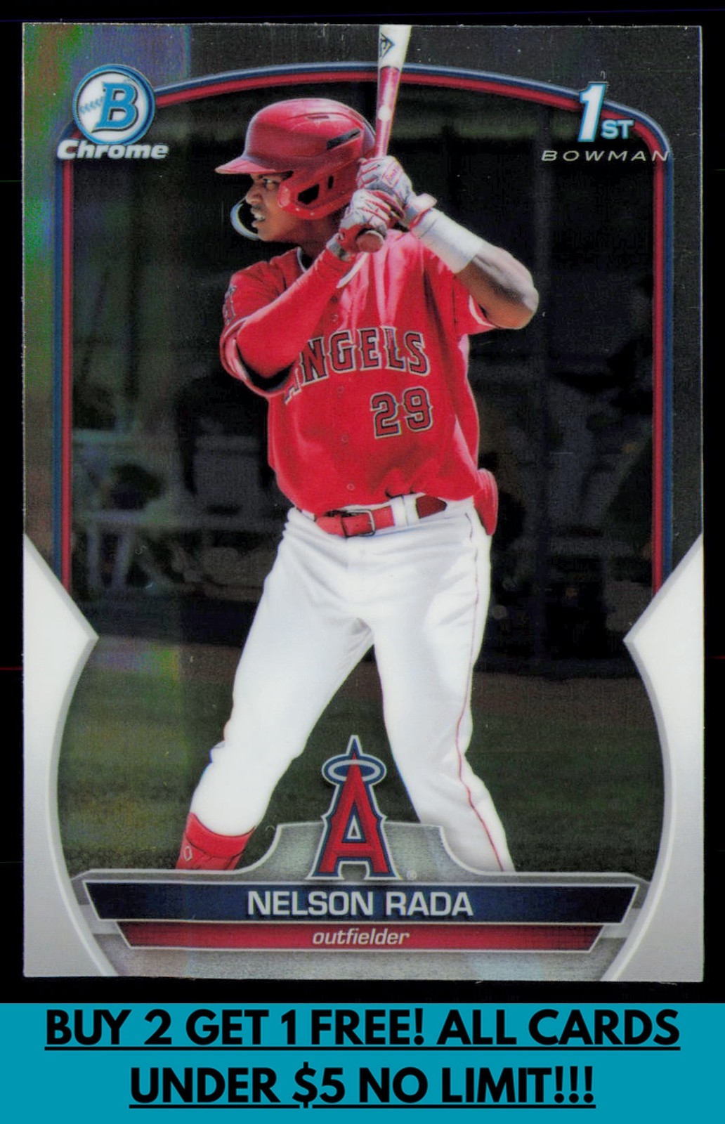 2023 Bowman #BCP-132 Nelson Rada Chrome Prospects