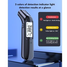 Portable Breath Alcohol Tester High Accuracy Alcohol Detector for Driving USB