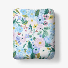 Rifle Paper Co Garden Party Cotton Percale Fitted Sheet Lilac Queen