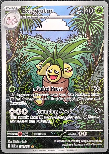 Mega Evolution Exeggutor 135/132 IR POKEMON HOLO NM