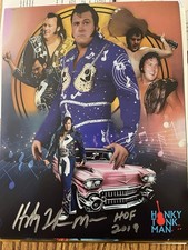 HONKY TONK MAN Autographed HOF Card Stock COLOR PHOTO WWE WCW WWF