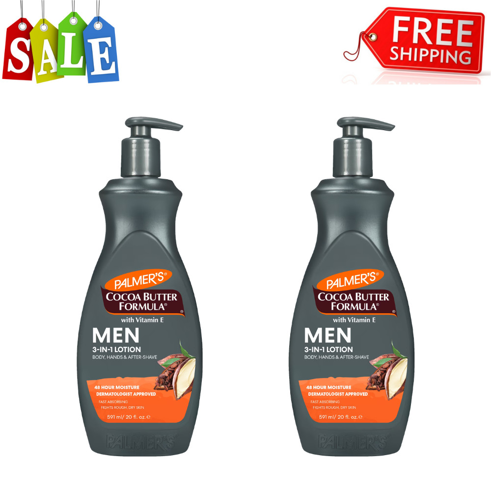 Formula Men's Body & Face Moisturizer, 20 Fl Oz - 2 Pack