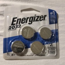 Lot of 4 Energizer ECR2032 Genuine Fresh Date CR2032 2032 Lithium 3V Batteries
