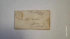 US stampless cover  Washington handwritten document  Congress Tea tax bill