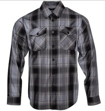 Dixxon Flannel Asphalt Bamboo Long Sleeve. Men  s 2XL - New In Bag With Tags.