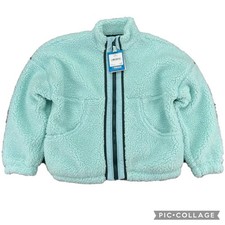 DSG Girls Small Cozy Fleece Full Zip Jacket Shoreside Blue NWT Shoreside Blue