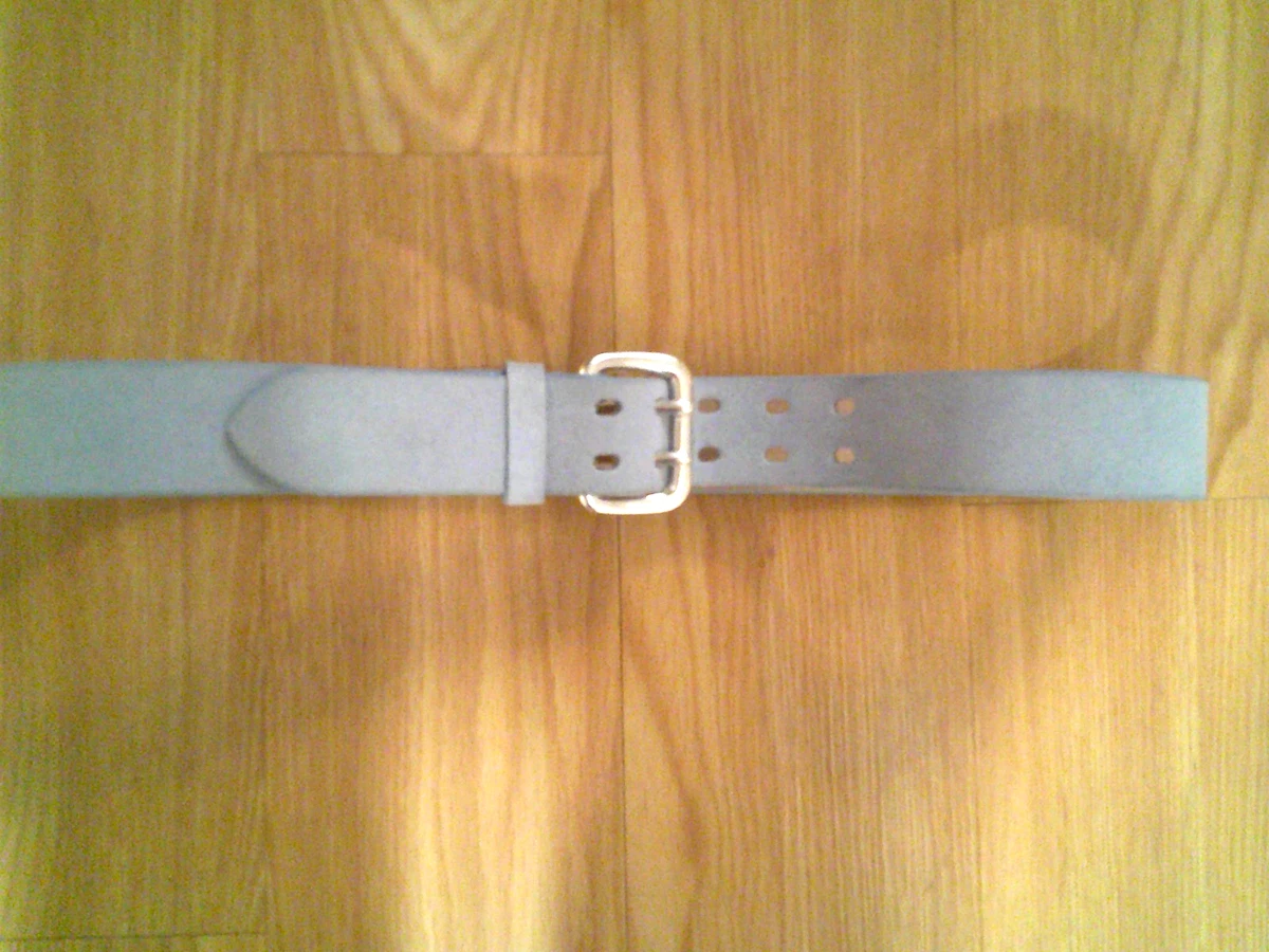 Vintage EXPRESS Belt Womens Small Cyan Leather Nylon Waist Belt 30 Dress Blue 80s Blue Studded Skinny Leather Belt - 34 Inch - Etsy main image 2