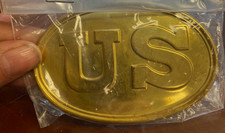 US Civil War Era Oval Replica Belt Buckle Reproduction Soldier Infantry