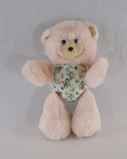 Vtg 1998 Fisher Price 9" Briarberry Berrylynn Plush Teddy Bear Pink No Dress EUC