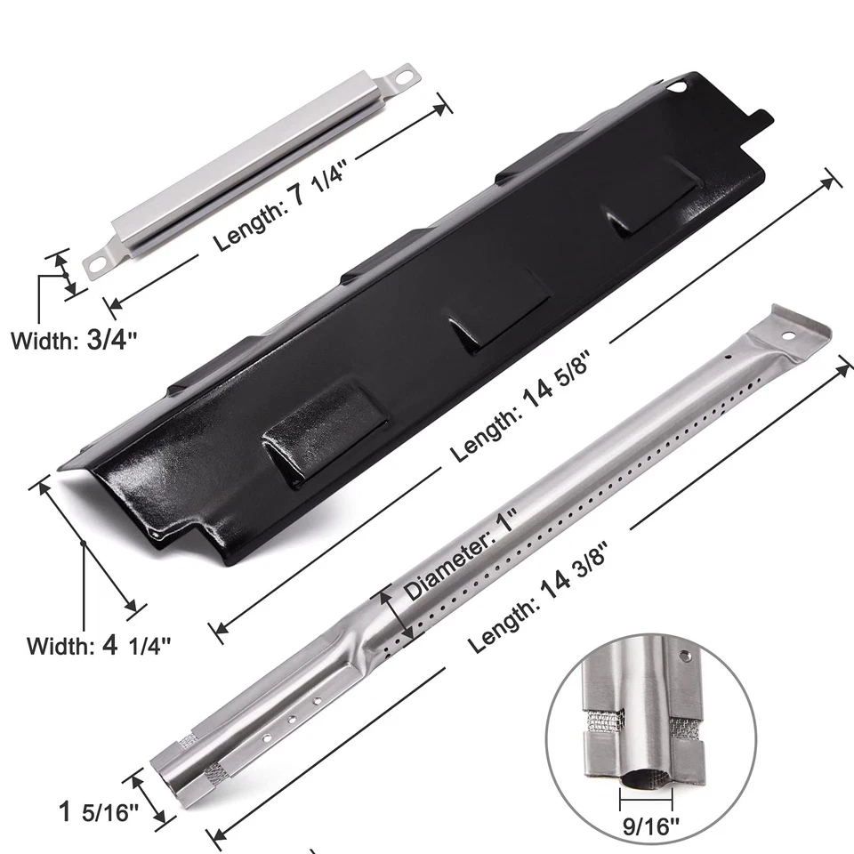 BBQ-Element Replacement Parts for Charbroil 461442114 463441312 463441514 463... - Image 2 of 4