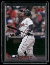 José Ramírez 2023 Stadium Club Red Foil Cleveland Guardians #44