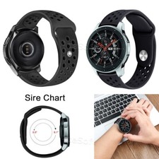 22mm Sport Silicone Band Watch Bracelets For Samsung Gear S3 Frontier SM-R765V