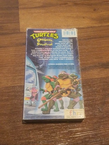 Teenage Mutant Ninja Turtles -Cowabunga, Shredhead (VHS, 1989) - Picture 2 of 6