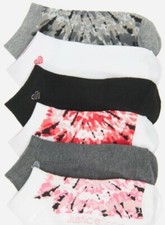 Justice 6pk ankle socks new size M shoe size 7-1/2 - 3-1/2