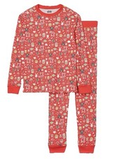 Amazon Essential Star Wars Christmas Holiday Unisex Sz M Red Snug Fit Pajama Set