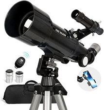 Telescope for Adults Astronomy, 70Mm Aperture 400Mm Focal Length Portable Astron
