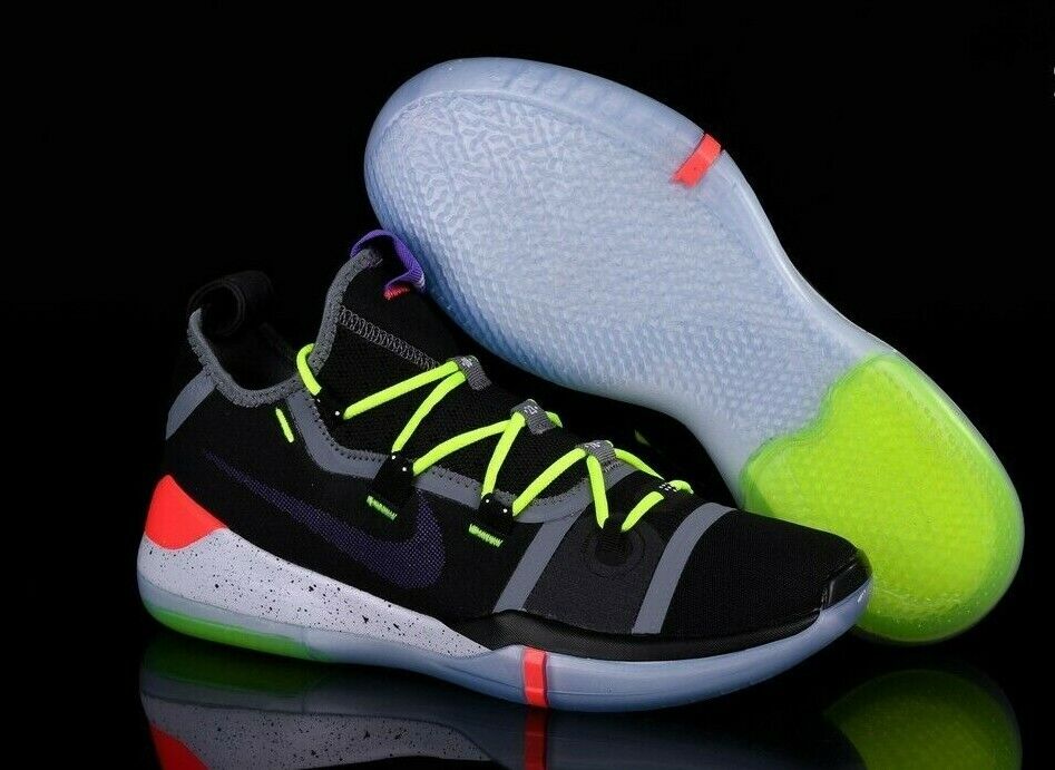 Nike Kobe AD 2018 Exodus Chaos Black Racer Blue MultiColor Nike Kobe AD 2018 Exodus Chaos Black Racer Blue MultiColor