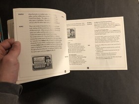 sega CD console system instruction manual insert Only