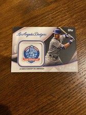 2020 Topps Series 2 Cody Bellinger Jumbo Jersey Sleeve Patch Black #d 29/50