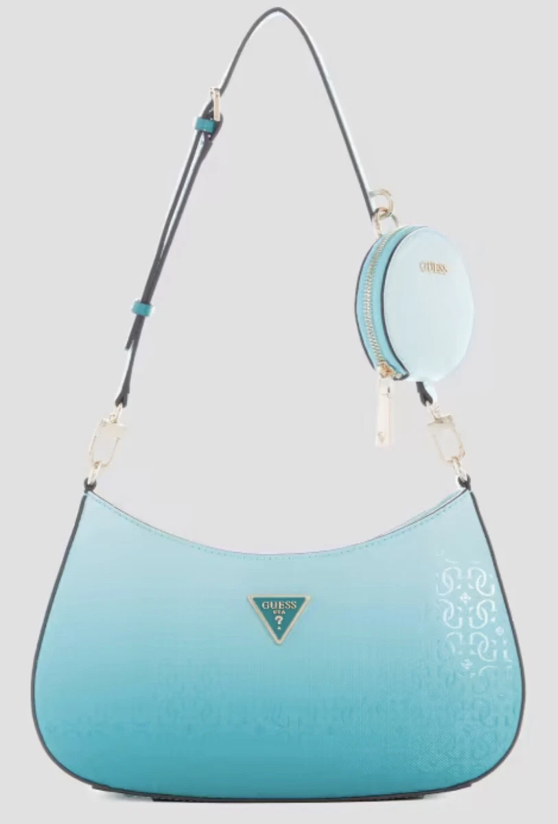 Guess teal handbag Clearance