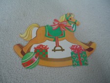 Rocking Horse Double Sided Die Cut Bulletin Board Aid 11    X 14  
