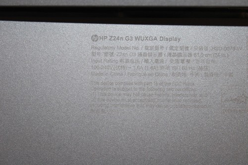 Mainboard-HP Z24n G3 61cm(24") WUXGA IPS Monitor HDMI/DP/Pivot/60Hz/5ms - Bild 9 von 9
