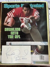 Renaldo Nehemiah 49ers Super Bowl XIX Track Champion Autograph/Signed Index Card