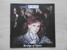 Carol Decker "T'Pau" autograph signed CD booklet "Bridge of Spies"