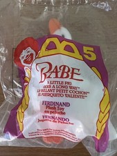1995 Babe McDonald's Happy Meal Plush Toy - "A Little Pig Goes A Long Way" 5