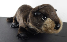 Folkmanis Plush Hand Puppet River Otter Brown 16" Stuffed Animal