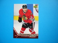 2005/06 UPPER DECK ROOKIE CLASS HOCKEY CARD #20 RENE BOURQUE RC ROOKIE NM SHARP+