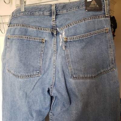 Levis SilverTab Baggy Jeans Men 36x32 Blue Vintage 90s Distress Levis SilverTab Baggy Jeans Men 36x32 Blue Vintage 90s Distress