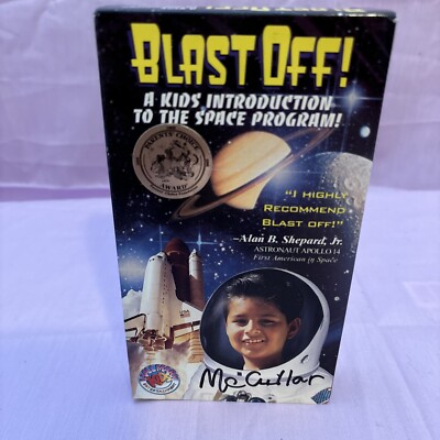 Blast Off! A Kids Introduction to the Space Program! VHS 1995 - VERY GOOD