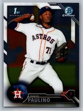 2016 Bowman Chrome #BCP213 David Paulino Prospects *AS
