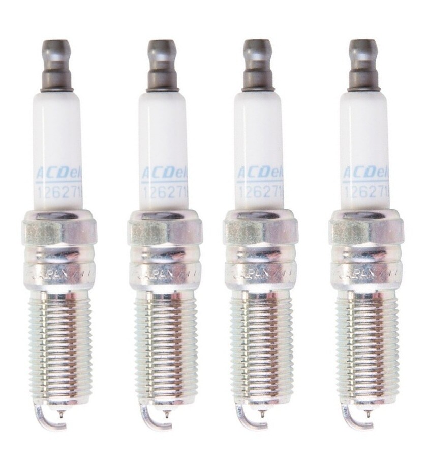Set Of 4 Iridium Spark Plugs AcDelco For Envision Acadia Colorado Impala 2.5L L4