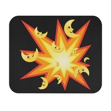 Vibrant Explosion-Themed Mouse Pad - Perfect for Gamers and Creative Souls