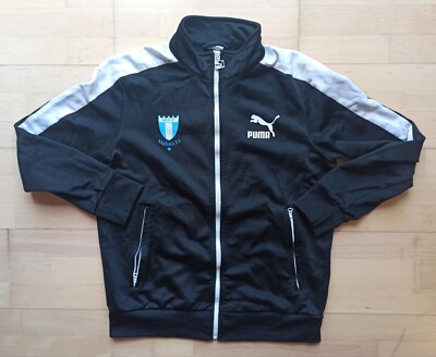 Puma Malmo FF Fußball Trainings Jacke Track Jacket schwarz Malmö Sz. S
