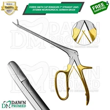 Ferris Smith Cup Rongeurs 7” Straight Jaws 3x10mm Neurosurgical German Grade
