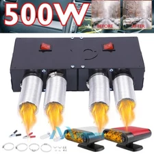12V 500W Electric Car Truck Heater Windshield Defogger Defroster Air Purifier US