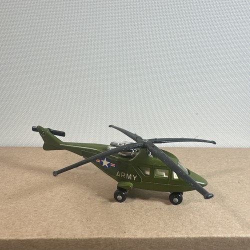 Vintage 1976 Lesney Matchbox Army Military Helicopter Die Cast Toy(R199) - Bild 2 von 7