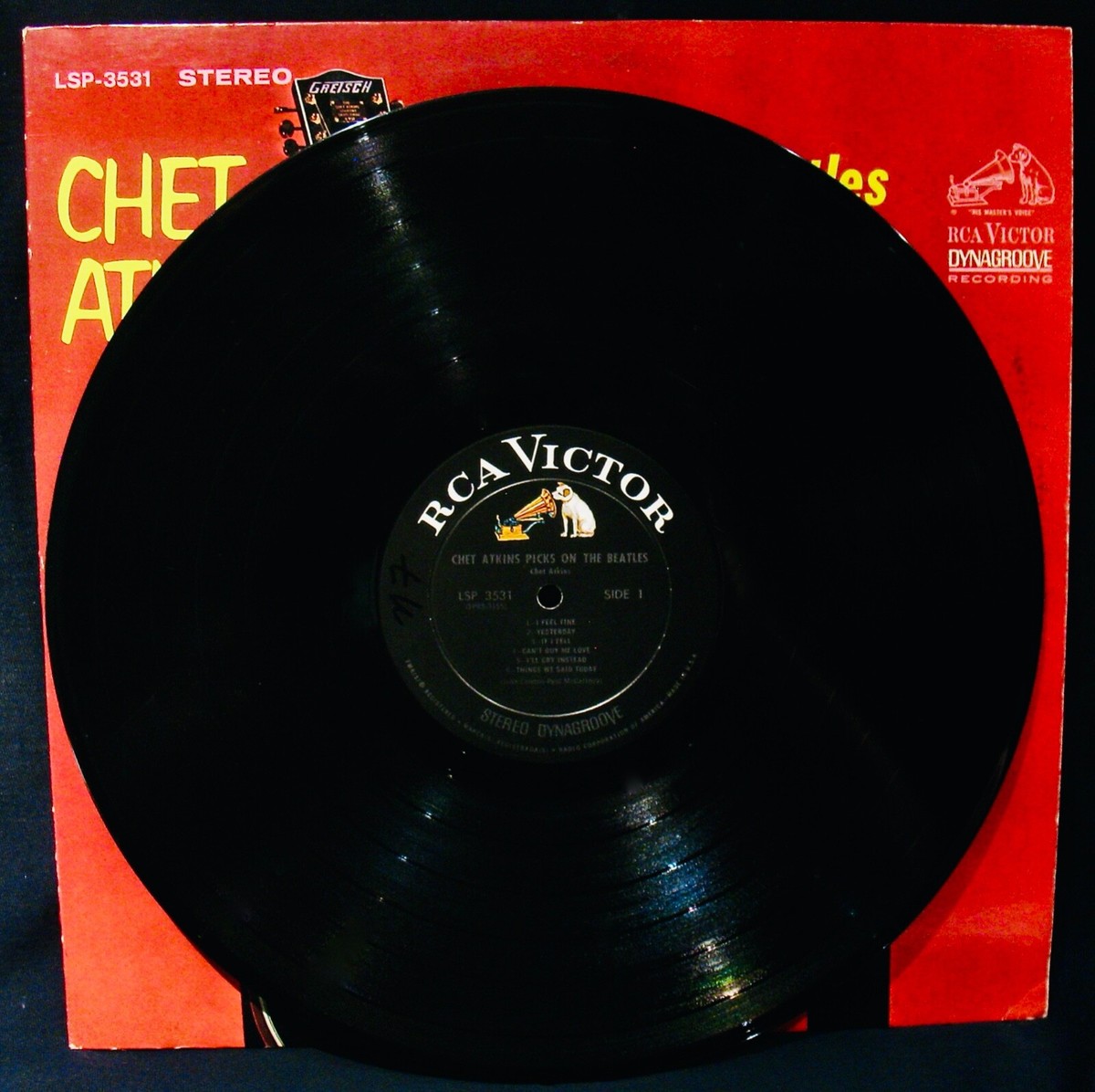 CHET ATKINS: Picks On The Beatles-RCA VICTOR #LSP 3531~Guitar