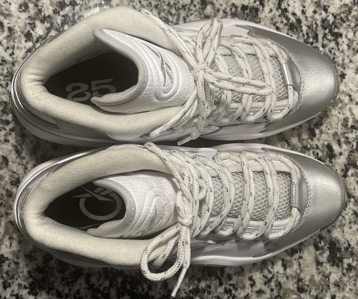 Reebok Mens Question Mid GX8563 White Basketball Shoes Sneakers Size 11.5  Q.25 Reebok Men main image 2