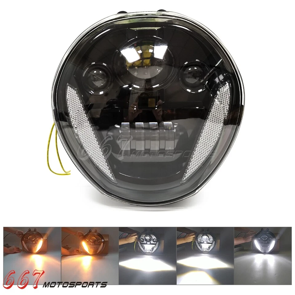 Conjunto de faros LED para moto Ducati Monster 821 1200 1200R 1200S 14-17 Foto 2 de 4