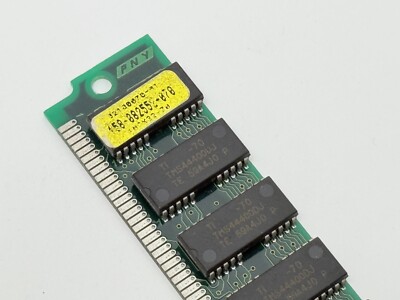 4MB 72 Pin SIMM RAM Stick PNY TMS44400DJ TI Vintage Memory Module 1990s ...