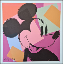 Andy Warhol * Mickey Mouse * lithograph * 50x50 cm * limited # xx/500 CMOA signed