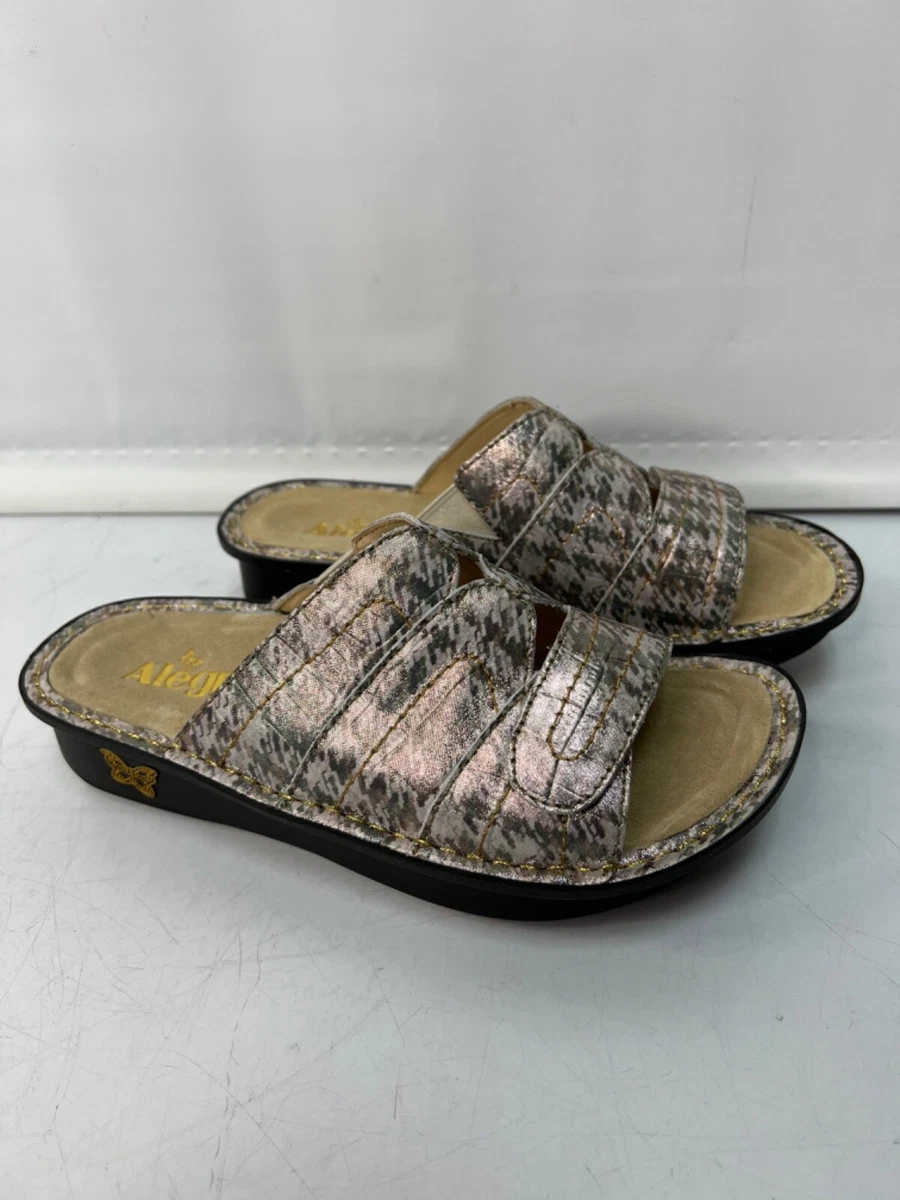 Alegria Leather Slide on Sandals Klara Sassy Earth Women s EU 40