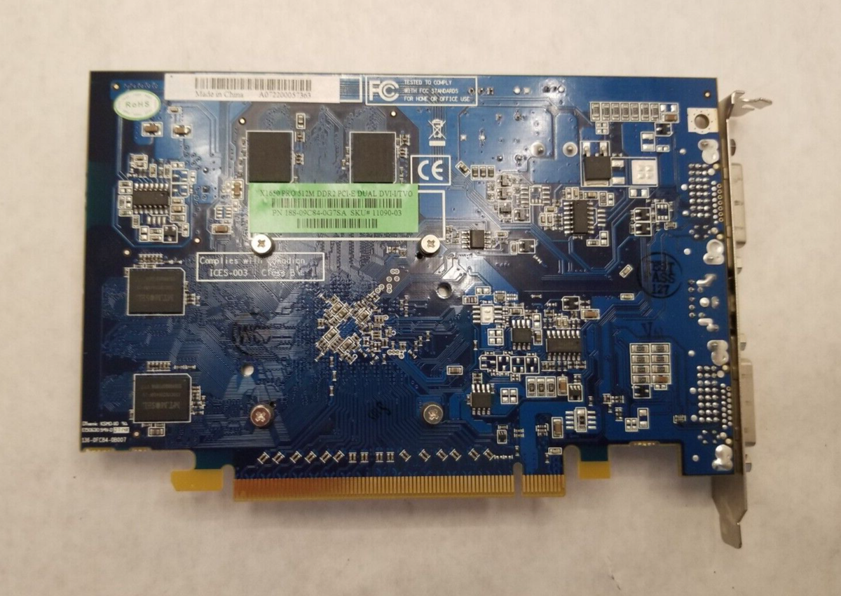 ATi RADEON Sapphire X1650 Pro 512M DDR2 PCI-E Dual DVI Video Card