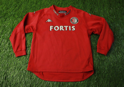 FEYENOORD ROTTERDAM 2005/2006 FOOTBALL SHIRT JERSEY TRAINING KAPPA SIZE YOUNG L