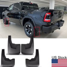 4pcs Front Rear Splash Guards Mud Flaps For 2019-24 Ram 1500 W Fender Flares