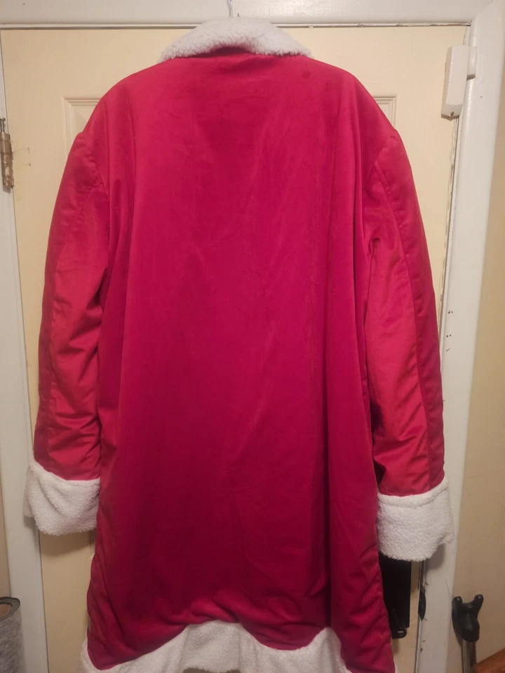 Abrigo de Santa Claus de Navidad para hombre adulto 2xl (SOLO ABRIGO) Foto 2 de 4